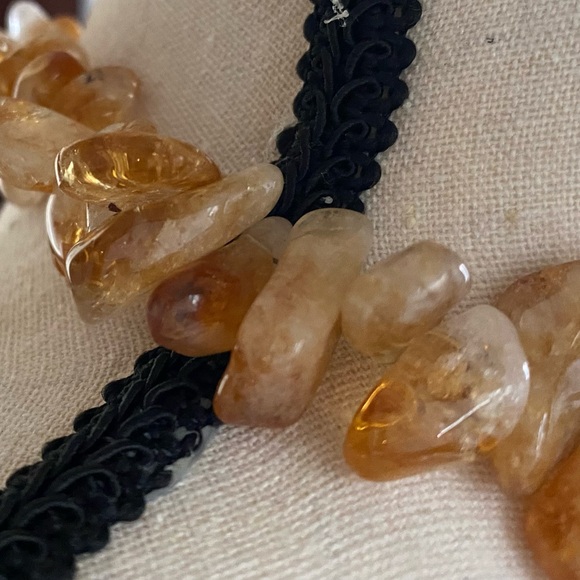 Chunky Citrine Chocker - Picture 5 of 6